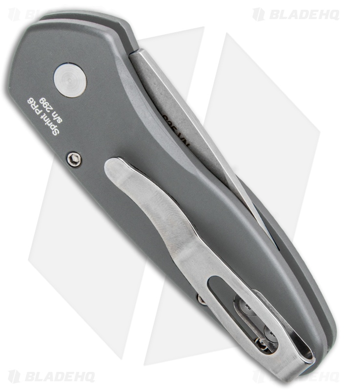 Pro-Tech Sprint Automatic Knife Gray/Black G-10 (1.95" Stonewash) 2941