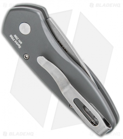 Pro-Tech Sprint Automatic Knife Gray/Black G-10 (1.95" Stonewash) 2941