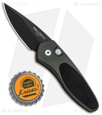 Pro-Tech Sprint Automatic Knife Green/Black G-10 (1.95" Black) 2945