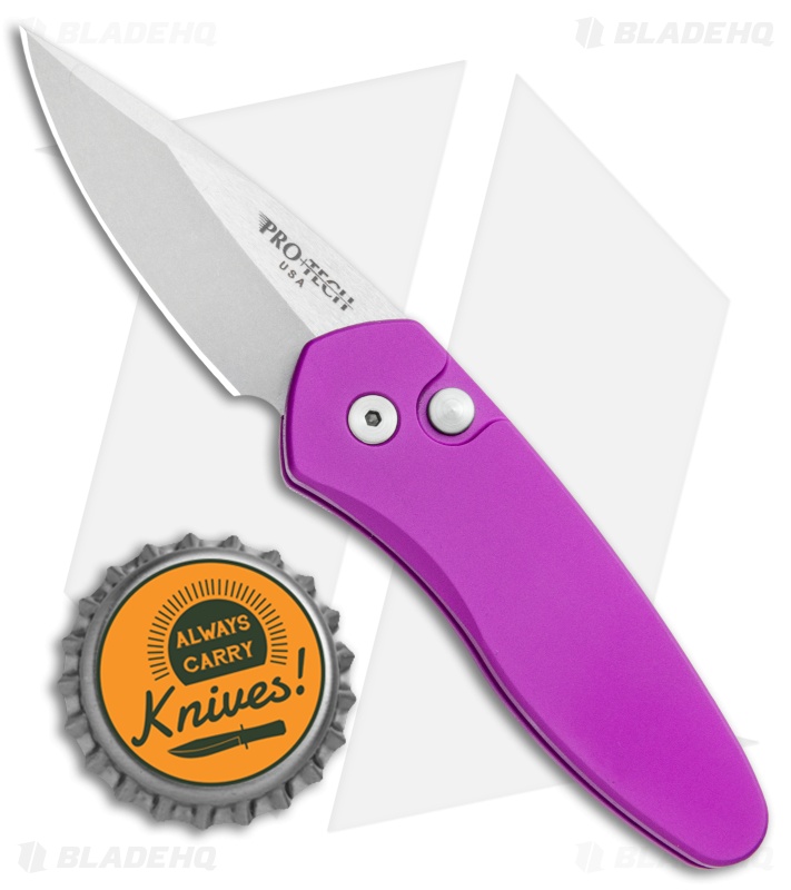 Pro-Tech Sprint Automatic Knife Purple (1.95" Stonewash) 2905
