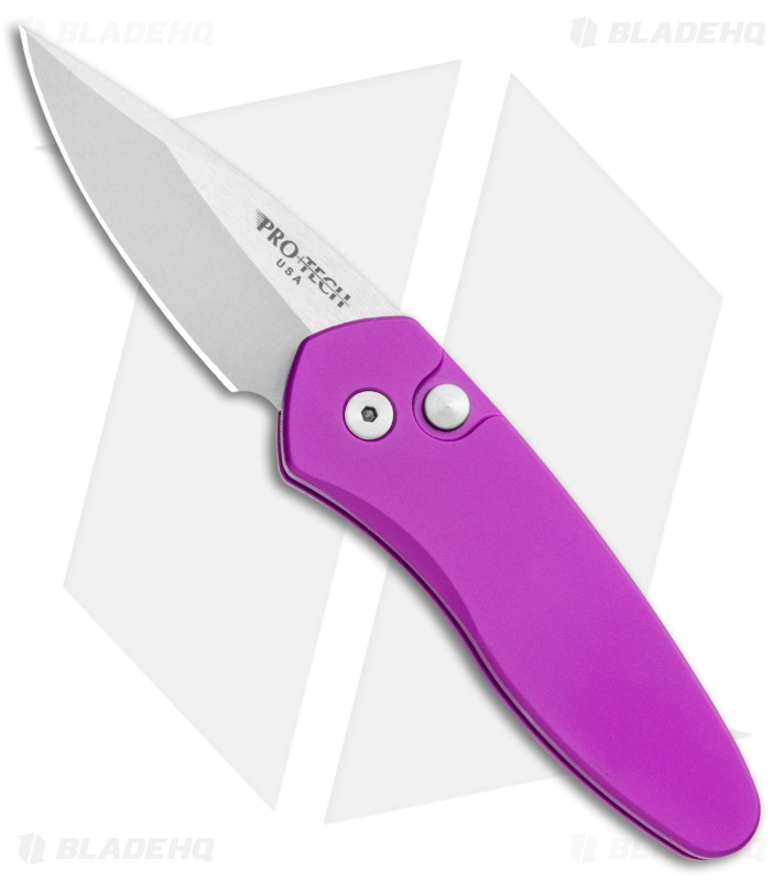 Pro-Tech Sprint Automatic Knife Purple (1.95" Stonewash) 2905