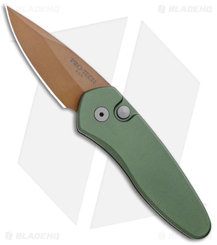 Pro-Tech Sprint Desert Warrior Automatic Knife OD Green (1.95" Copper)