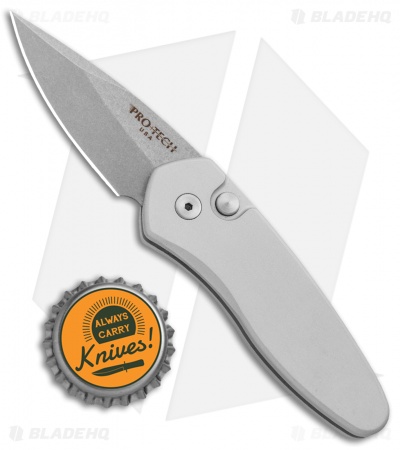 Pro-Tech Sprint Silver Automatic Knife (1.95" Satin) 2901