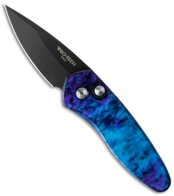 Pro-Tech Sprint Automatic Knife Jazz Blue (1.95" Black) 2907