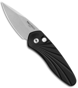 Pro-Tech Sprint Black Automatic Knife 3D Wave (1.95" Stonewash) 2936