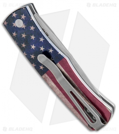 Pro-Tech Magic "Whiskers" Automatic Knife PK Vintage Flag (3.125" SW )