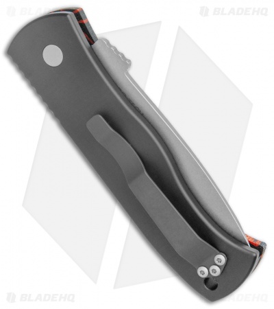 Pro-Tech Custom CQC7 Automatic Unique Micarta Inferno (3.5" Stonewash)