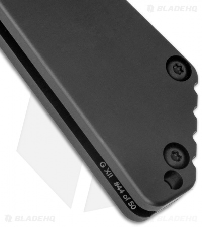 Strider + Pro-Tech SnG Operator Automatic Knife Tritium (3.5" Black) 
