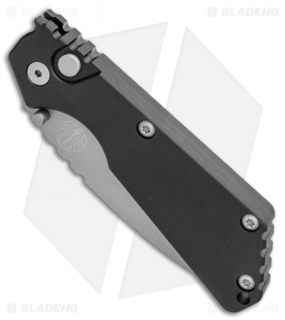 Strider + Pro-Tech SnG Automatic Knife Solid Black (3.5" Bead Blast)