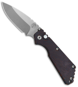 Strider + Pro-Tech Custom SnG Automatic Knife Blue/Orange Micarta (3.5 SW)