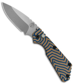 Strider + Pro-Tech Custom SnG Automatic Knife Yellow/Blue Micarta (3.5 SW)