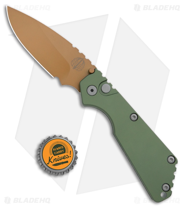 Strider + Pro-Tech SnG Automatic Knife Desert Warrior (3.5" Copper) 2403-DW