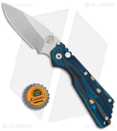 Strider + Pro-Tech Custom SnG Automatic Unique Micarta Midnight (3.5 Stonewash)