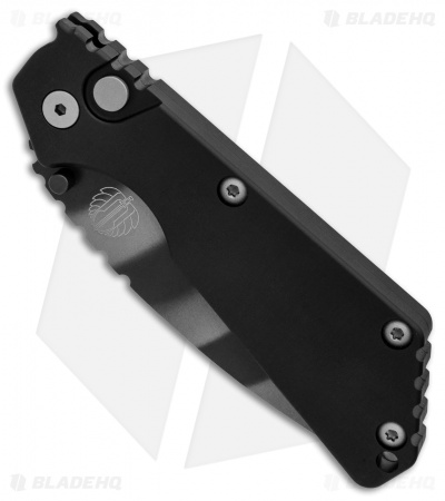 Strider + Pro-Tech SnG Automatic Knife Black Aluminum (3.5" Tiger Stripe DLC)