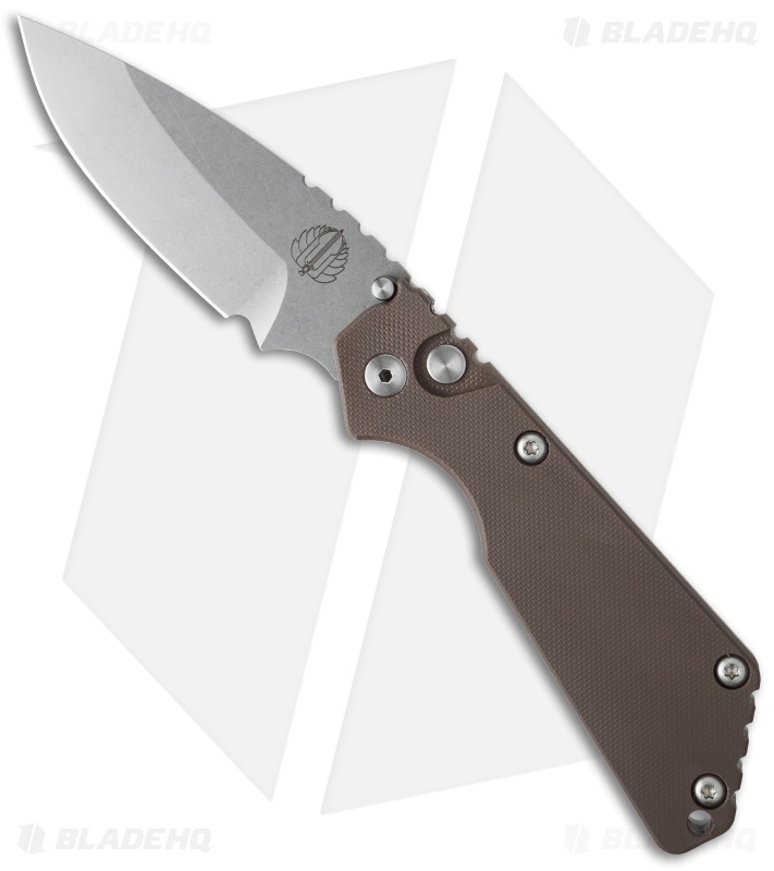 Strider + Pro-Tech SnG Automatic Knife Earth Brown (3.5