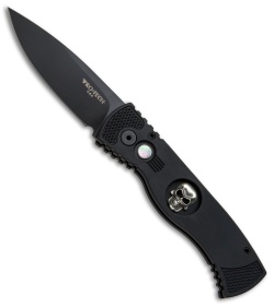 Pro-Tech TR-2.70 Skull Tactical Response Automatic Knife (3" Black)