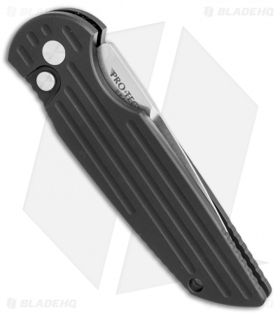 Pro-Tech TR-3 Tactical Response Automatic Knife Grooved Left-Hand (3.5" SW Serr)