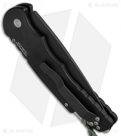 Pro-Tech TR-4 Limited Edition Johnny Skull Automatic Knife (4" Black) J10R