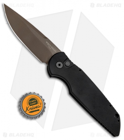 Pro-Tech TR-3.49 Tactical Response Automatic Knife Black (3.4" FDE Brown)