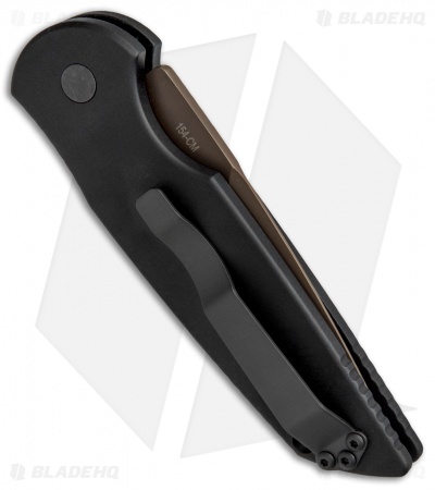 Pro-Tech TR-3.49 Tactical Response Automatic Knife Black (3.4" FDE Brown)