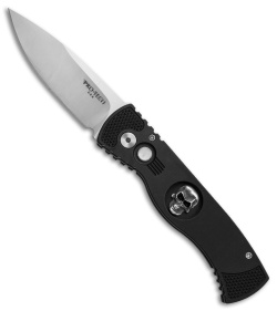 Pro-Tech TR-2.68 Skull Tactical Response Automatic Knife Black (3" Satin)