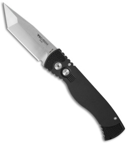 Pro-Tech TR-1 Tactical Response Automatic Knife Black (3" Stonewash) TR-1.1