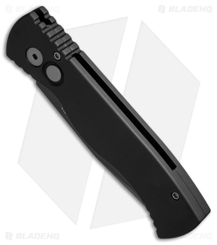 Pro-Tech TR-1.4S Tactical Response Tanto Automatic Knife (3" Black Serr)