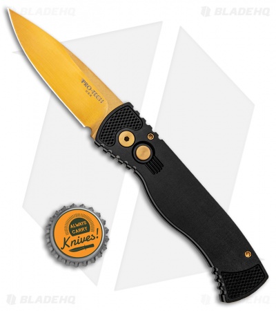 Pro-Tech TR-2.3 Tactical Response 2 Automatic Knife Black  (3" Copper Rose)