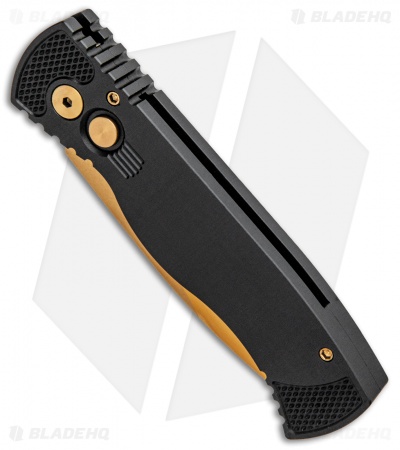 Pro-Tech TR-2.3 Tactical Response 2 Automatic Knife Black  (3" Copper Rose)