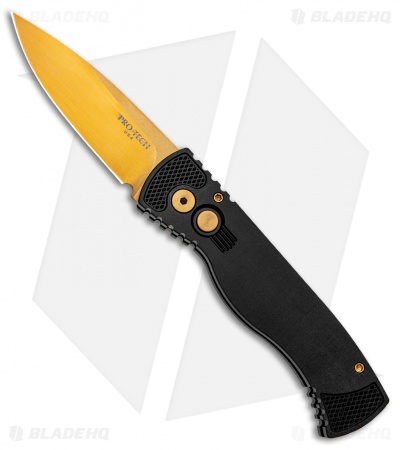 Pro-Tech TR-2.3 Tactical Response 2 Automatic Knife Black  (3" Copper Rose)