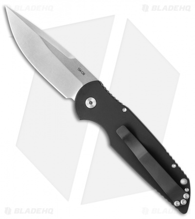 Pro-Tech TR-3 Tactical Response Automatic Knife Grooved Left-Handed (3.5" SW)