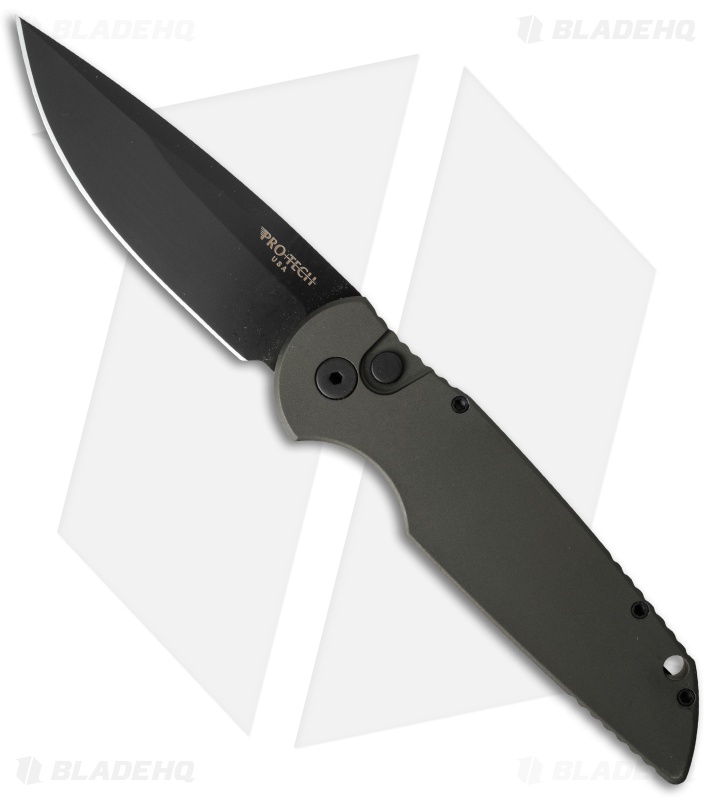 Pro-Tech TR-3 Tactical Response Automatic Knife OD Green (3.5" Black)