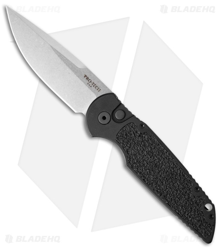 Pro-Tech TR-3 Tactical Response Automatic Knife Non-Slip (3.5" Stonewash) R5