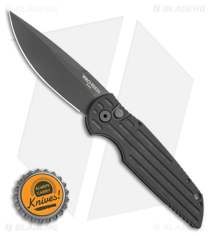 Pro-Tech TR-3 SWAT Tactical Response Automatic Knife Black Aluminum (3.5" Black)