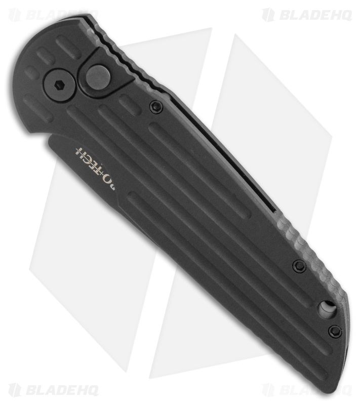 Pro-Tech TR-3 SWAT Tactical Response Automatic Knife Black Aluminum (3.5" Black)
