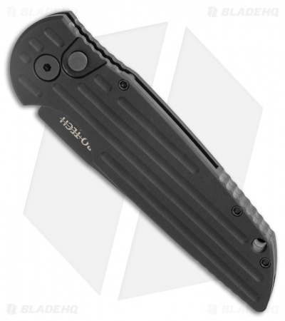 Pro-Tech TR-3 SWAT Tactical Response Automatic Knife Black Aluminum (3.5" Black)