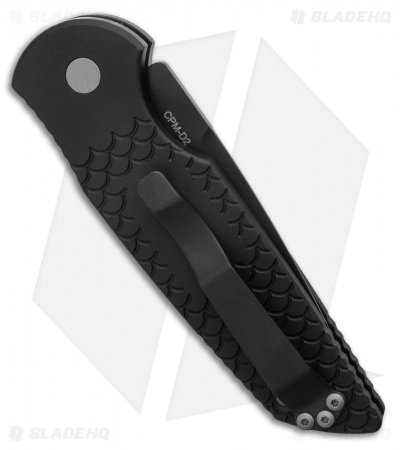 Pro-Tech TR-3 X1 D2 Tactical Response Automatic Knife Fish Scale (3.5" Black )