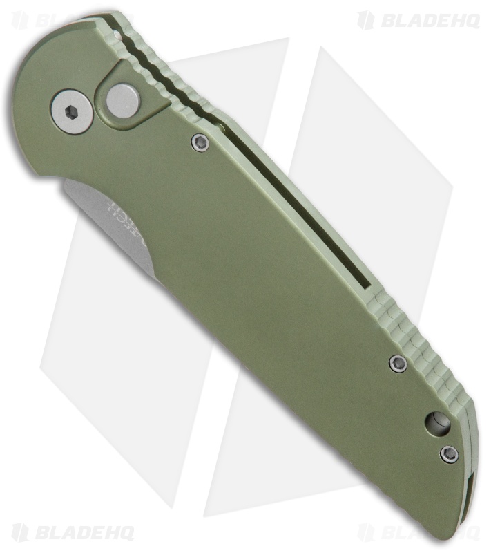 Pro-Tech Tactical Response TR-3 Automatic Knife Green (3.5" Bead Blast)