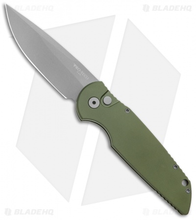 Pro-Tech Tactical Response TR-3 Automatic Knife Green (3.5" Bead Blast)