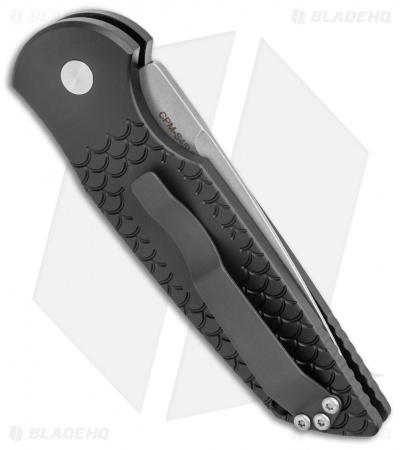 Pro-Tech Tactical Response TR-3 Knife Black Fish Scale (3.5" SW S45VN) Exclusive