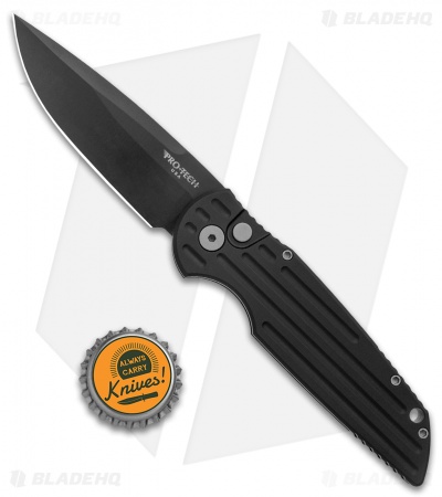 Pro-Tech Tactical Response TR-3 Knife Black w/Grooves (3.5" DLC S45VN) Exclusive