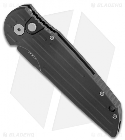 Pro-Tech Tactical Response TR-3 Knife Black w/Grooves (3.5" DLC S45VN) Exclusive
