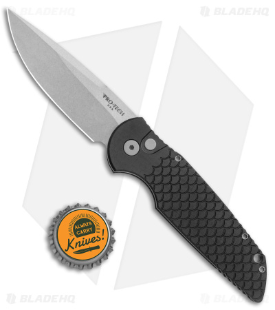 Pro-Tech Tactical Response TR-3 X1 Automatic Knife Fish Scale (3.5" Stonewash)