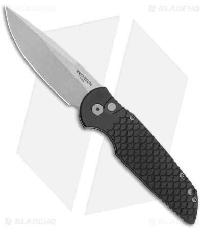 Pro-Tech Tactical Response TR-3 X1 Automatic Knife Fish Scale (3.5" Stonewash)