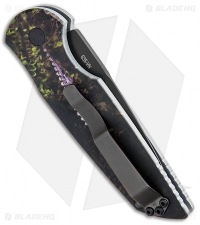 Pro-Tech TR-3 Automatic Knife Custom PK Anodized "Croc" Print (3.5" Black)