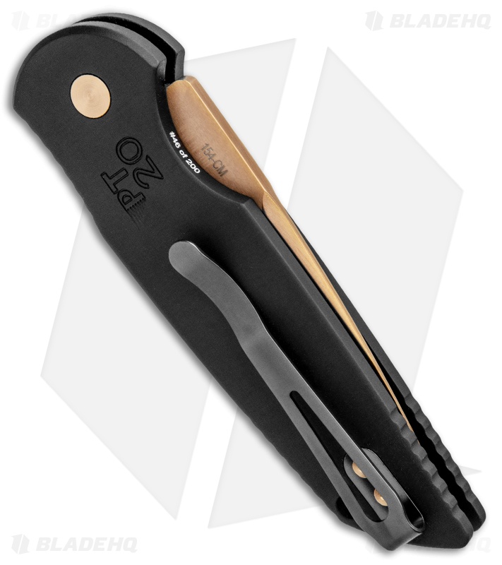 Pro-Tech TR-3 Elite - Auto Switchblade | 20th Anniversary | Rose Gold