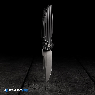 Pro-Tech Tactical Response TR-3 Knife Black w/Grooves (3.5" DLC S45VN) Exclusive