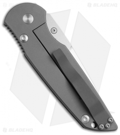 Pro-Tech TR-3 Integrity Frame Lock Knife Titanium (3.5" Satin Serr) 7702
