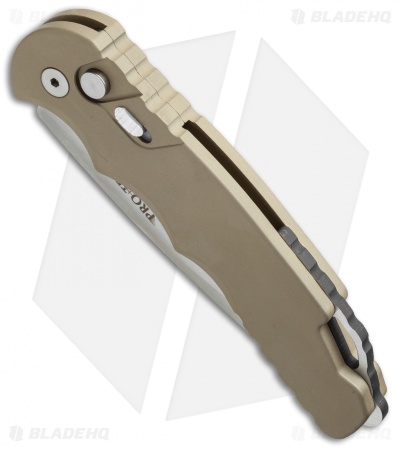 Pro-Tech TR-4.31 D2 Tactical Response 4 Automatic Knife (4" Stonewash CPM-D2)