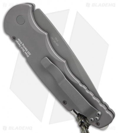 Protech TR-4 Skull Automatic Knife Gray (4" Bead Blast) TR-4.59